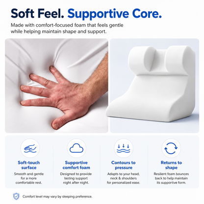 SnoreGuard™ Sleep Support Pillow for Snoring Relief