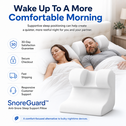 SnoreGuard™ Sleep Support Pillow for Snoring Relief